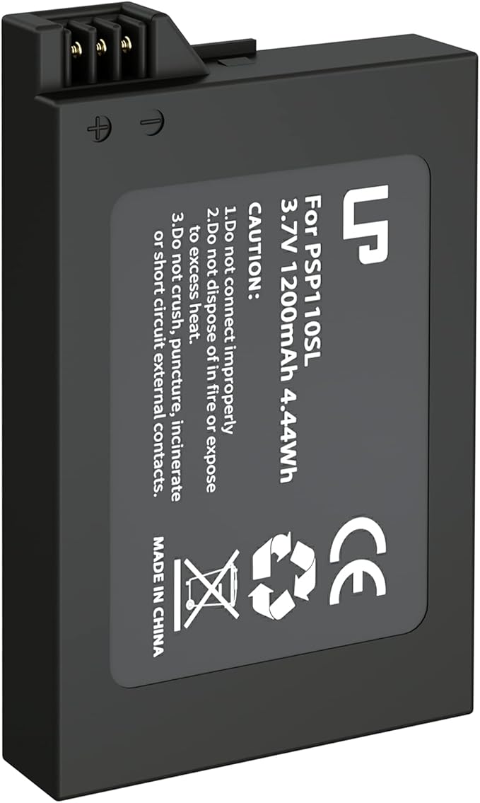 LP PSP S110 Battery, 1Pack 3.7V 1200mAh Liion