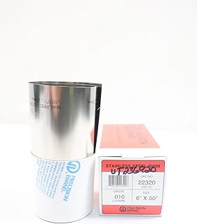PRECISION BRAND 22320 0.010 Gauge 6X50IN Stainless Shim D632249
