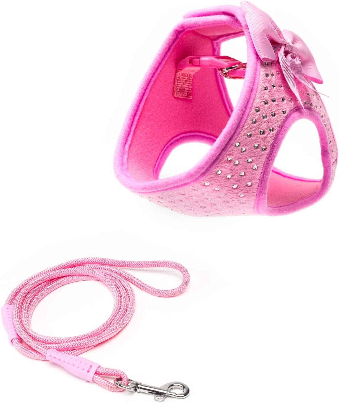 Skyshop Arnes para Perro y Gato Diamantes (Imitación), Arnés para Perro Pequeño, Chaleco a Medida para Mascotas, Cómodo, Transpirable (Talla S)