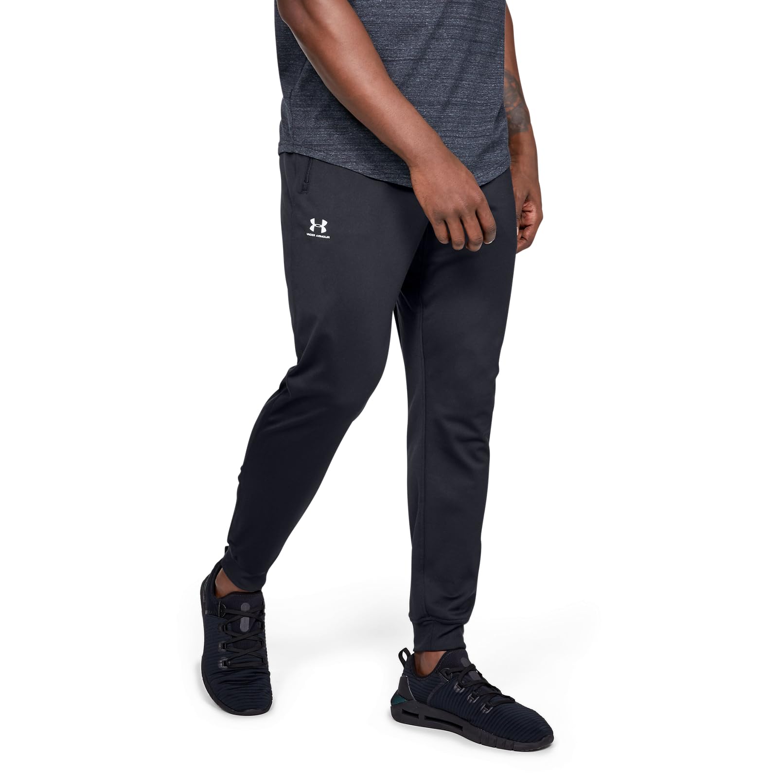 Under Armour Sportstyle Tricot Jogger Spodnie Dresowe, Czarny, M