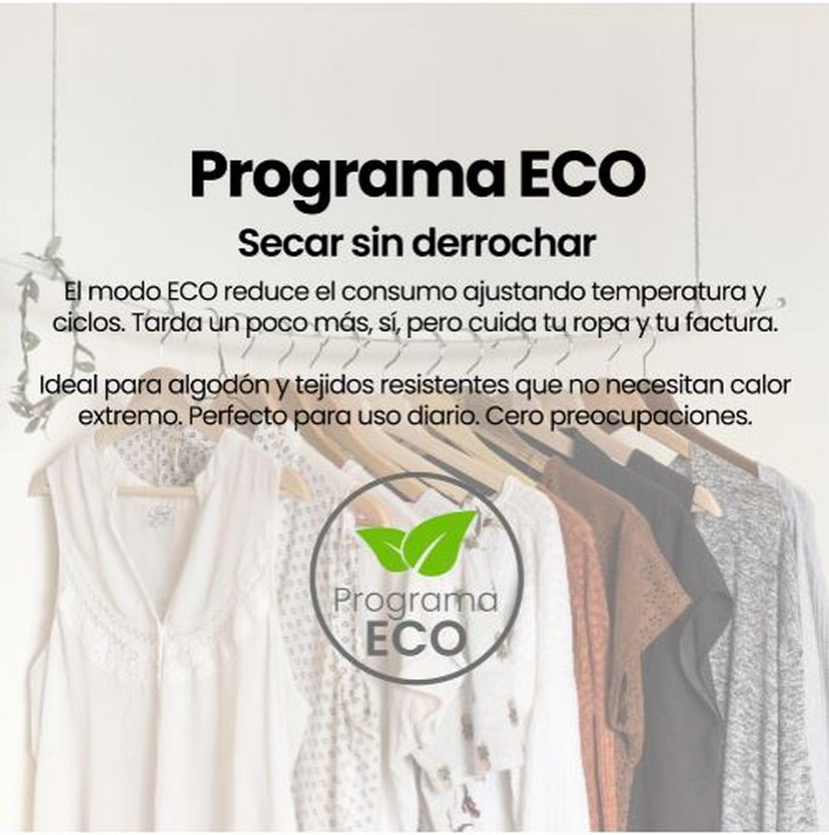 Secadora Bomba de Calor Infiniton SD-A85BB, 8 kg, 85 cm de Altura, 14 Programas, Función Antiarrugas, E, Cesto interior de acero galvanizado, Pórtico extra grande con 375mm (SD-A85BB || Blanco)