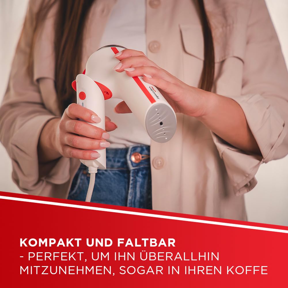 Polti Vaporella Vertical Styler GSM50R, Tragbarer Dampfglätter