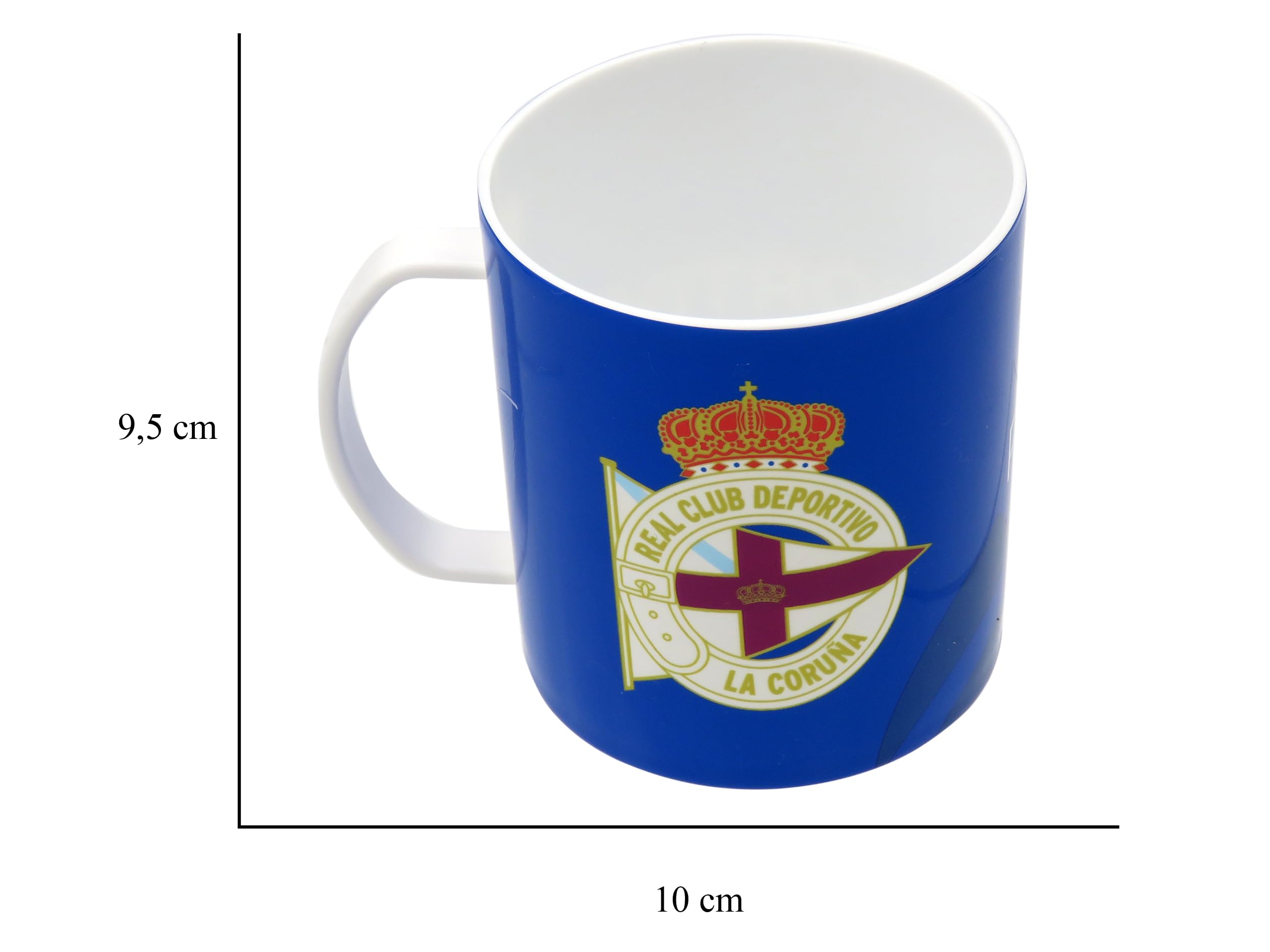 CYPBRANDS Deportivo de la Coruña Taza Desayuno Oficial Azul