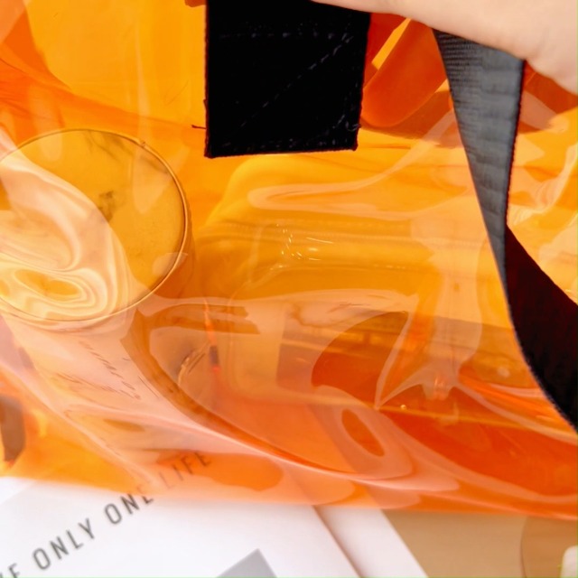 Bolso Tote Transparente Grande y Versátil miniatura 6