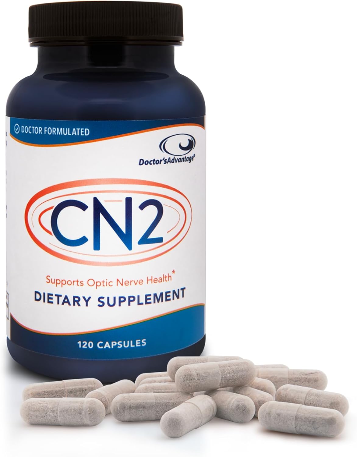 Doctor's Advantage CN2 Supplement - 120 Capsules, 30-Day Supply - Ginkgo Biloba+ and Taurine Supplements with Antioxidants for Ocular Blood Flow Support and Healthy Eye Pressure