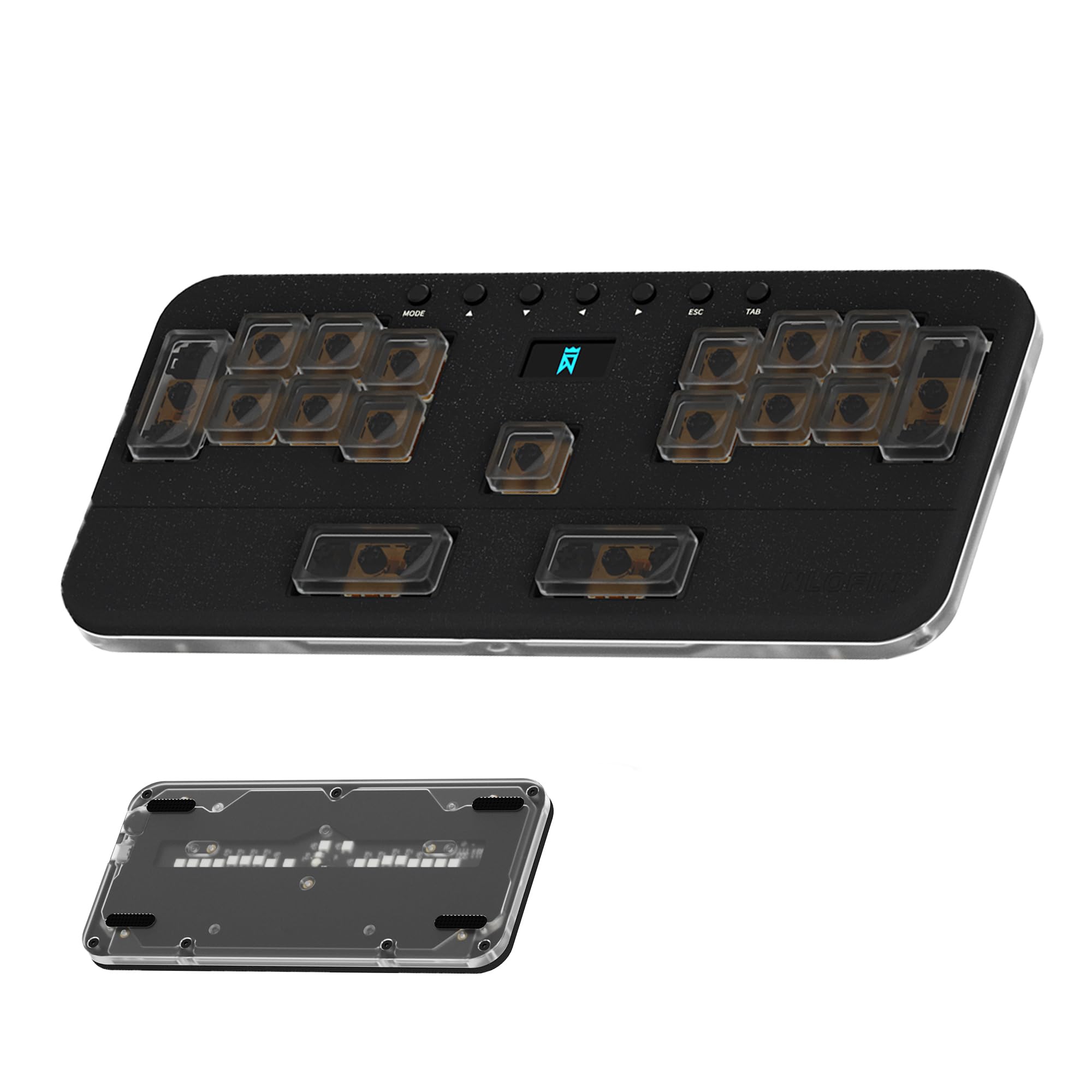 Clavier mécanique personnalisable pour jeux de musique et de rythme (noir)