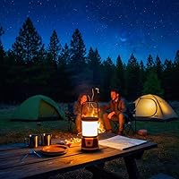 Vista 9 de Linterna LED recargable, 3000 lúmenes, 5 modos de luz, IP54 impermeable, batería de 7500 mAh, linterna portátil para campamento, senderismo, cortes