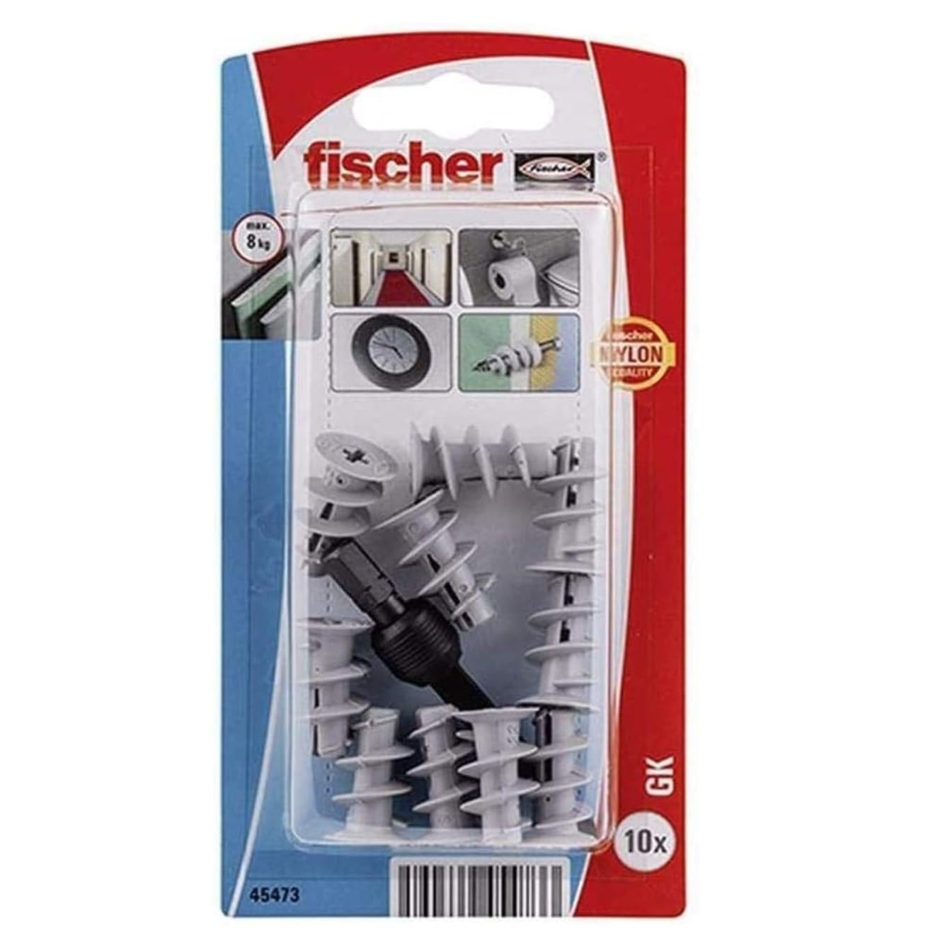 Fischer 045473 GK Drywall anchor Set for secure plasterboard fixing