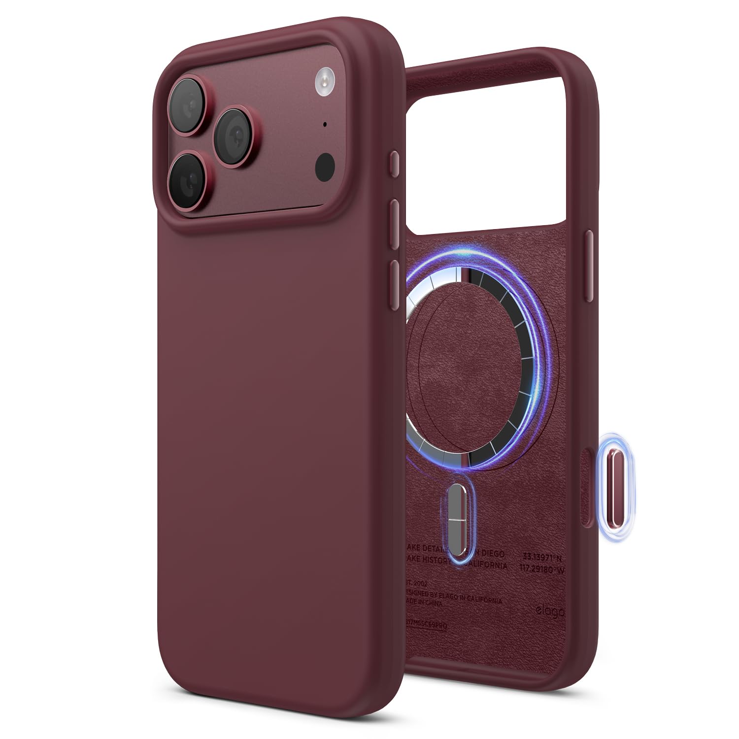 elago Magnetic Silicone Case for iPhone 18 Pro Max & iPhone 17 Pro Max