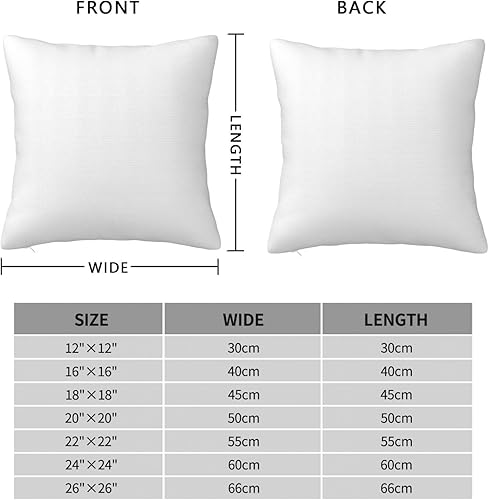 Miniatura 3 de AMAPARK Fundas de almohada personalizadas Funda de almohada con foto Texto Imagen Nombre, Fundas de almohada cuadradas para sofá, sofá cama, silla,