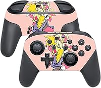 Vista 22 de MightySkins Skin compatible con Nintendo Switch Pro Controller - Alien Battle Funda protectora de vinilo duradera y única Fácil de aplicar