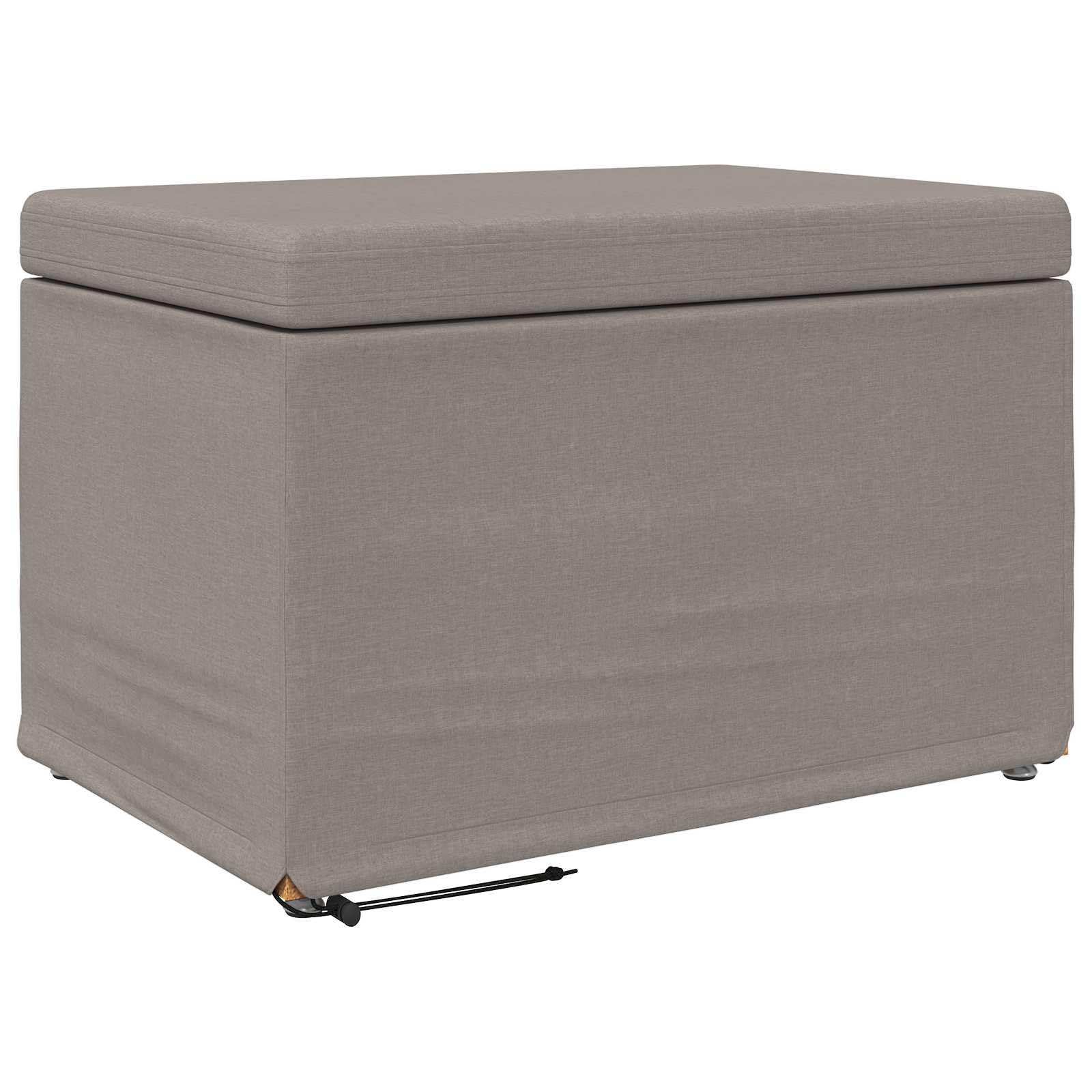 Tabouret de bar grand confort avec assise douce en tissu gris