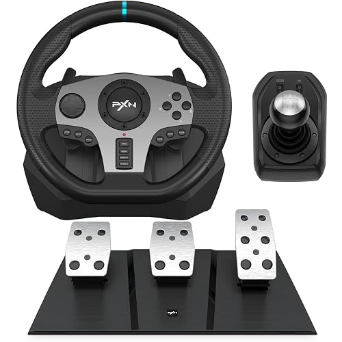 PXN V9 Racing Steering Wheel with Shifter & Pedals