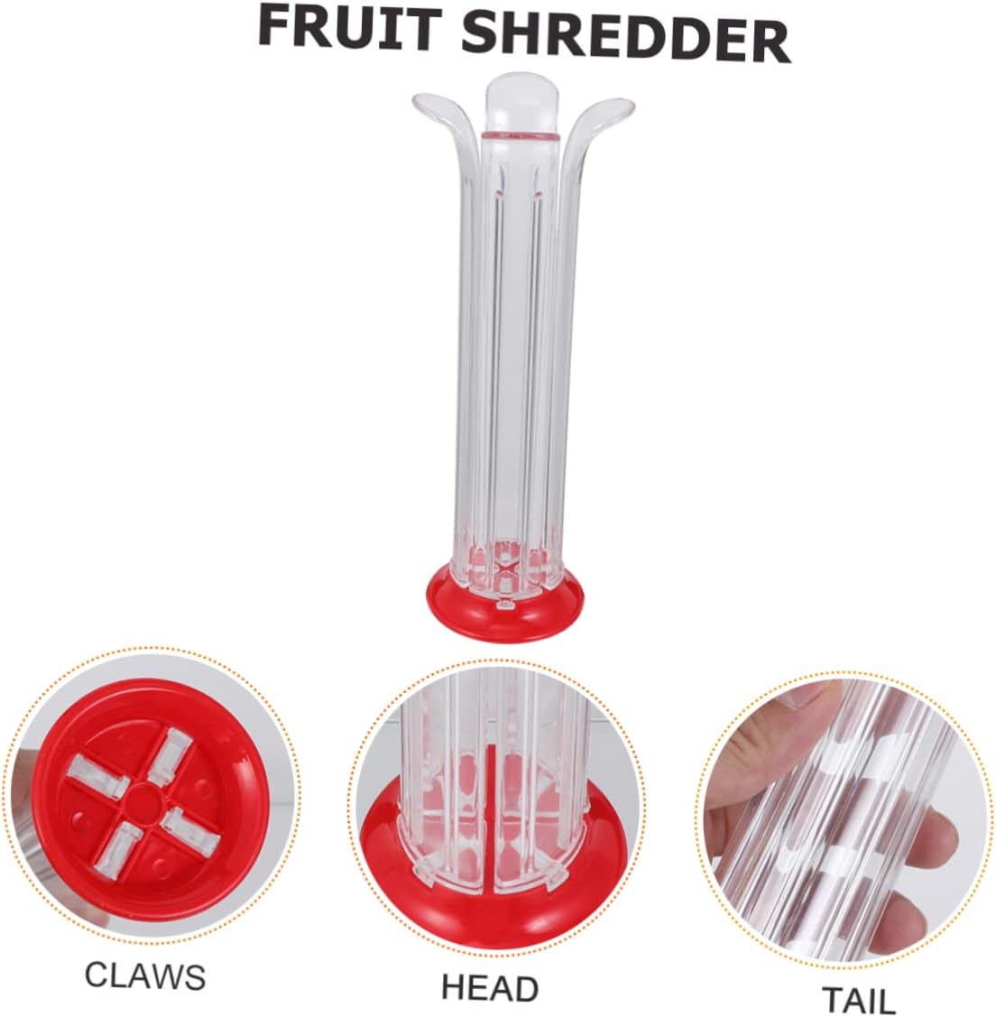 Garneck Cherry Tomato Cutter 2 Piece Set, Adjustable PP Ps Fruit Slicer