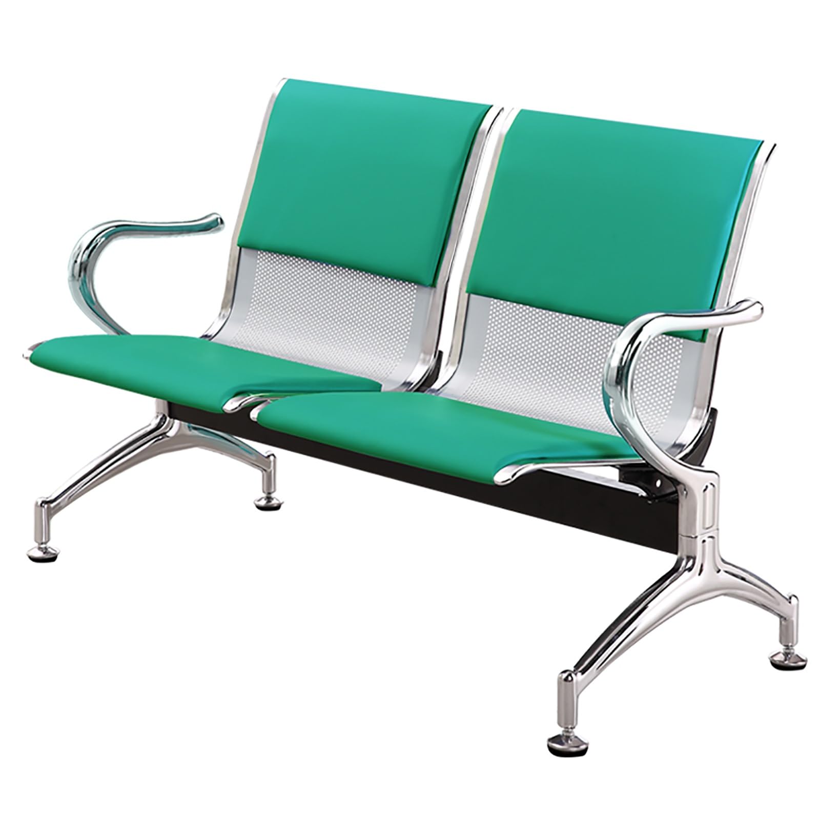 ASerZenith Reception Chairs With Armrests And Backrest For Conference Rooms, Offices, And Waiting Areas - Stylish Seating Solution,Vert.-Taille Unique