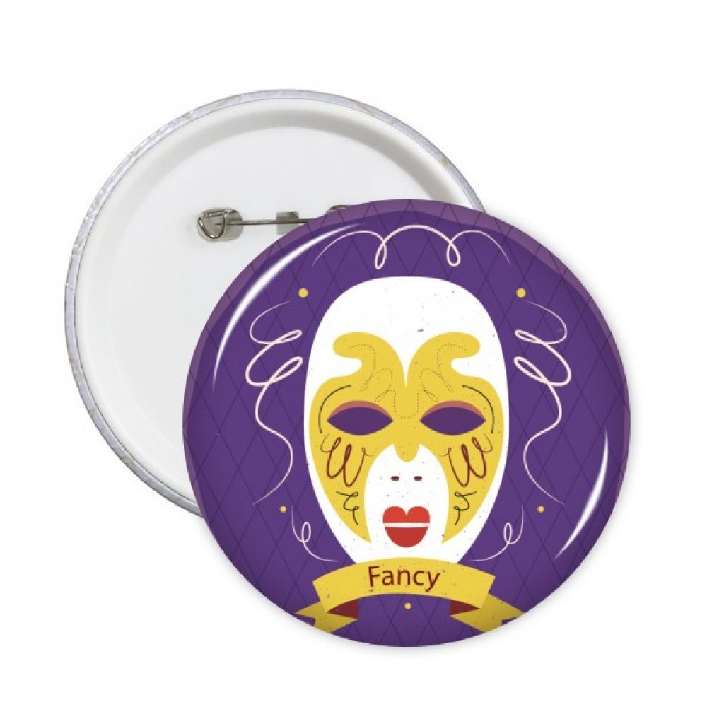 Pins pourpre Carnaval de Venise accessoire de fête et customisation de sac à dos - 3