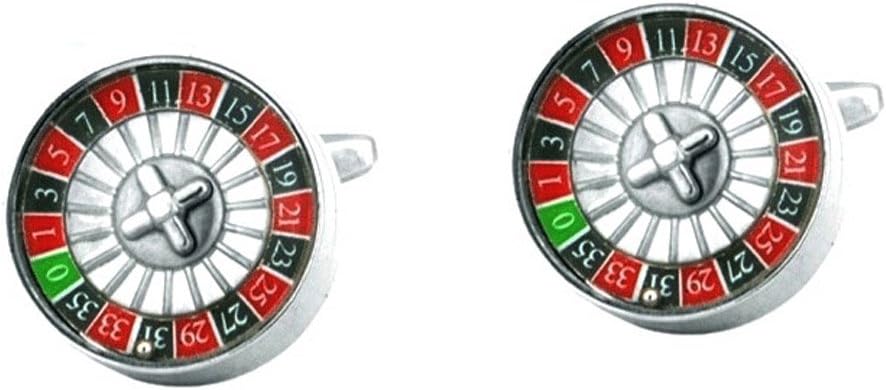 Cufflinks DepotRoulette Wheel Cufflinks, Brass
