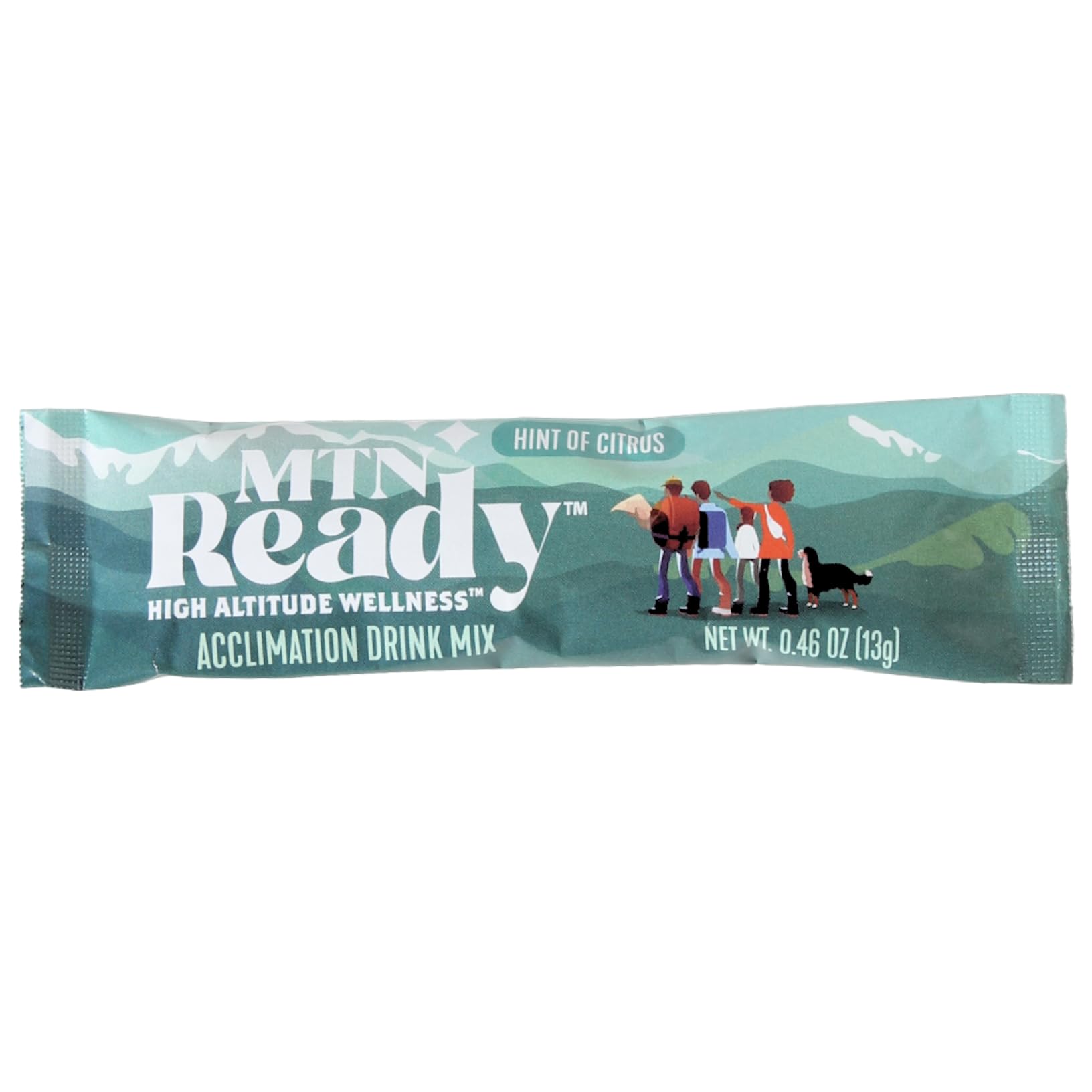 MTN Ready Acclimation Drink Mix | Altitude Sickness Aid, Natural Acclimation, Balanced Energy Boost, Athletic Activity & Recovery, Ski & Mountain Trips, Hydration & Electrolytes, Non-GMO (SINGLE)