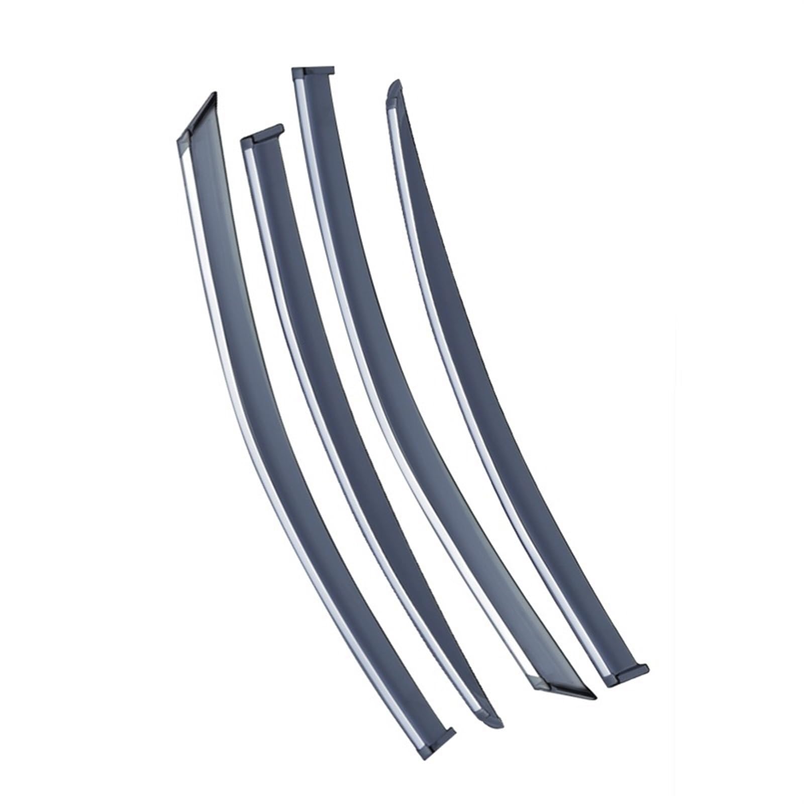 Car Window Rain Eyebrow Guard Visor Wind Deflectors Accessories for Nissan for Tiida Hatch Pulsar C12 2011-2015