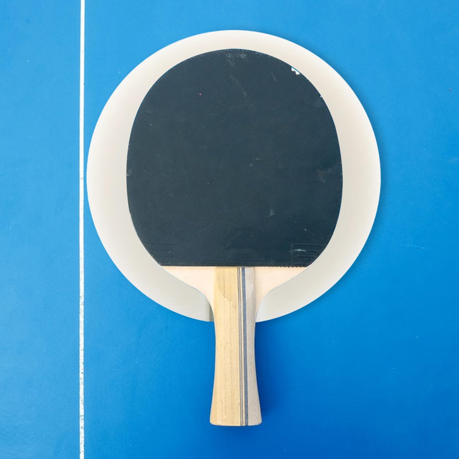 Base de corte de tenis de mesa, estación de corte de acero inoxidable con herramienta de goma de precisión, agarre de abrazadera estable, ayuda de montaje de raqueta para fabricantes de palas