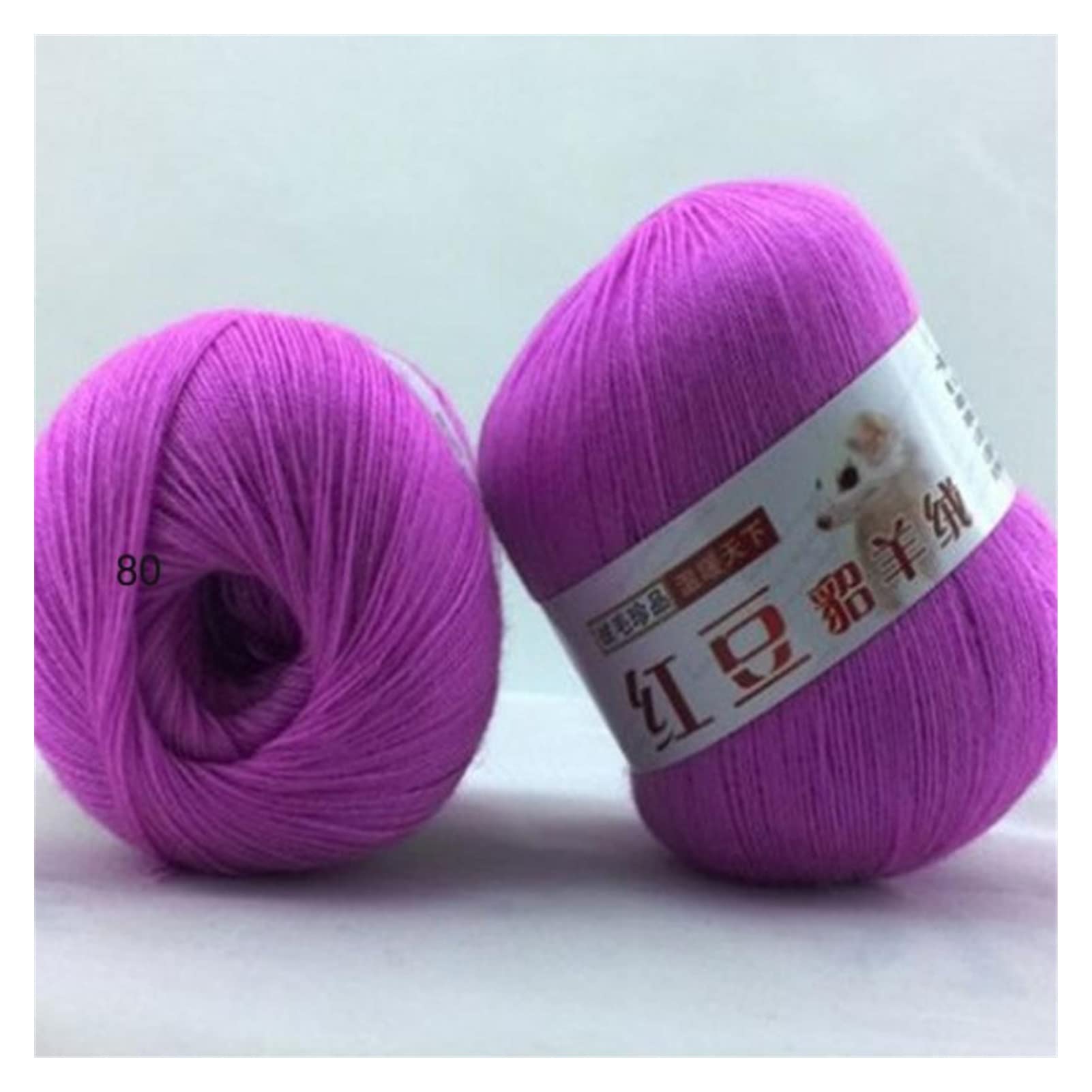 500 g de Hilado de Lana de visón de la Mano de 500 g for Tejer Anti-Pilling Cableado de Terciopelo Suave Suave Tejido de Punto de Hilados Compañero Ovillos Lanas (Color : 05)