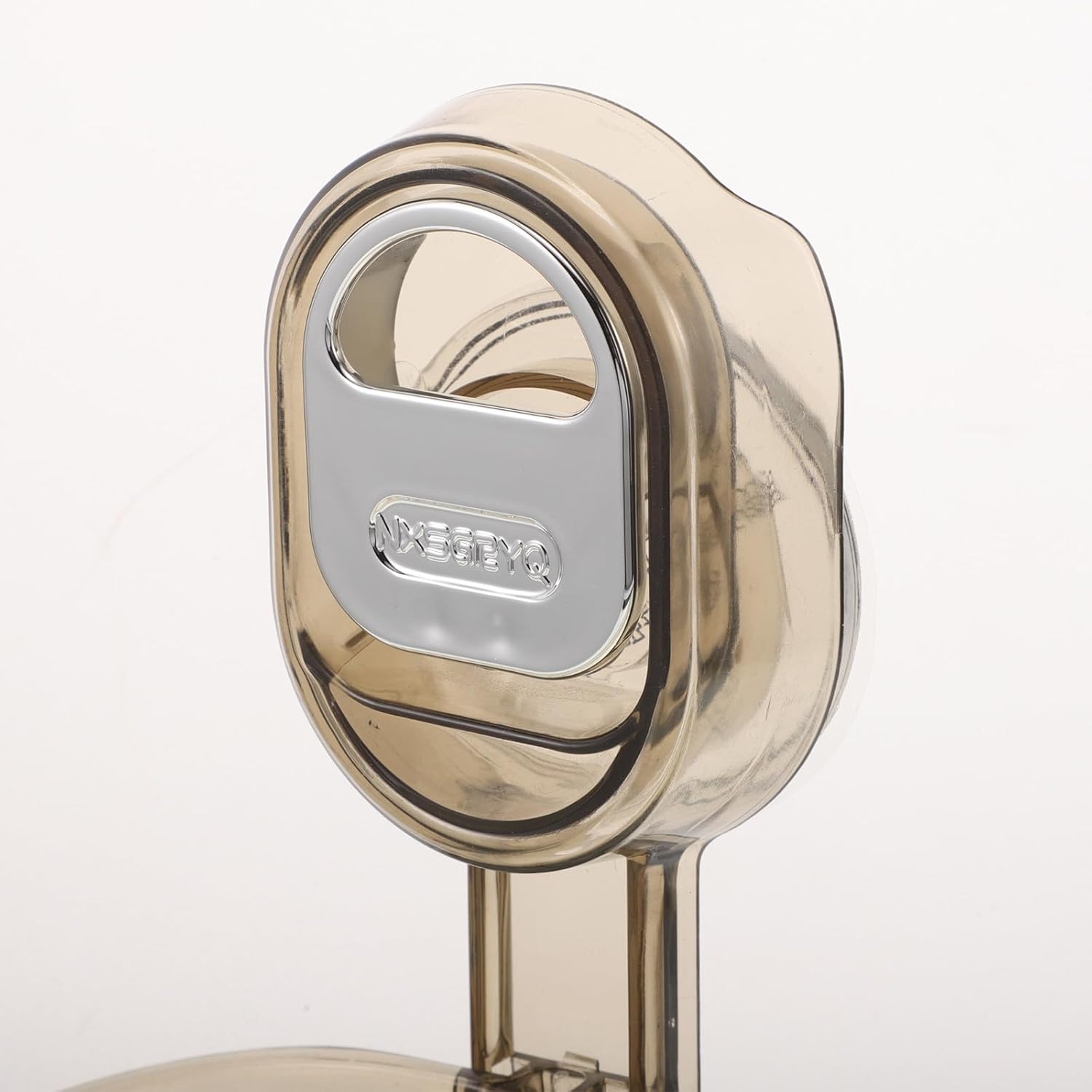 2pcs Suction Cup Shower Shelf - Acrylic No-Drill Bathroom Organizer - Reusable Wall-Mounted Storage Rack for Shampoo Soap and Bath Accessories