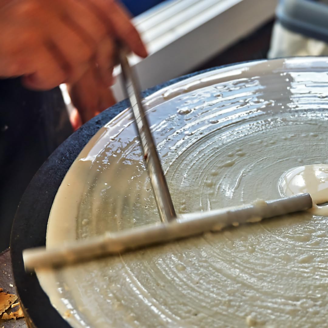 Râteau à Crêpe en Acier Inoxydable Professionnel Louis Tellier | Étale et répartit facilement la pâte à crêpe, acier inoxydable, compatible lave-vaisselle, qualité professionnelle
