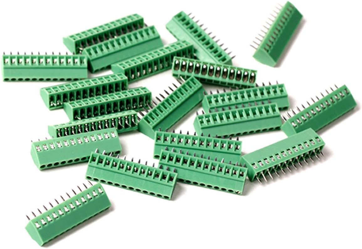20pcs/lot E-Simpo® 2.54mm PCB Screw Terminal Block, 2.54mm 150V6A CE Rohs UL (2.54MM 10P)