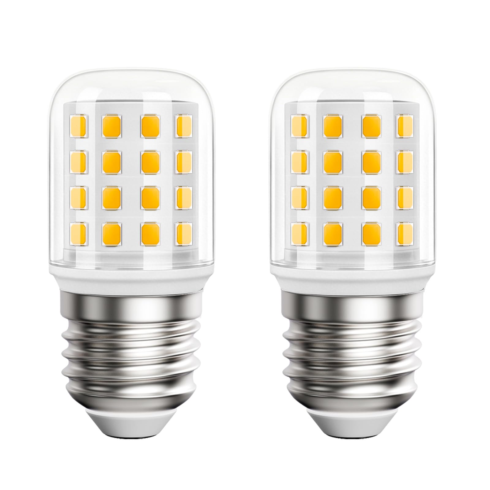 DiCUNO E27 LED Corn Light Bulbs 4W=60W, Warm White 2700K, 740LM, 2Pcs