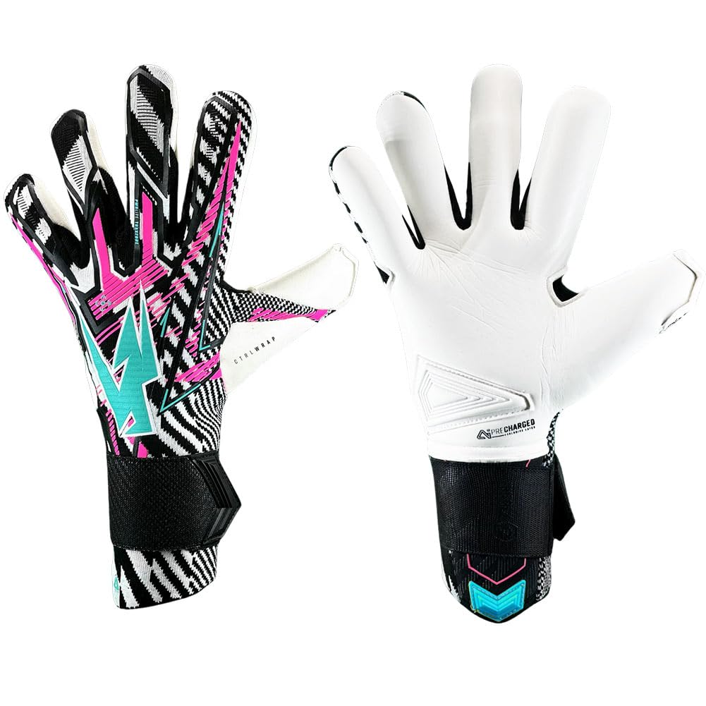 Kaliaaer Z3RO° DAZZLE Junior Goalkeeper Gloves Size 7 Pink | Mint