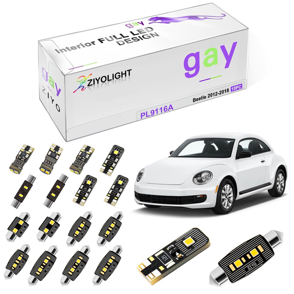 Amazon.com: ZIYOLIGHT - PL9116A Replacement for Volkswagen Beetle