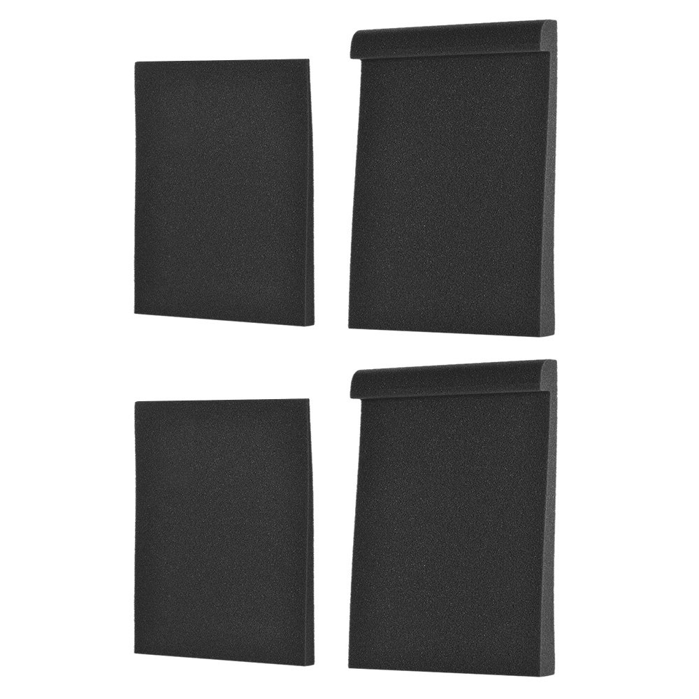 HUIOP pad di isolamento del monitor, 2 Set/Pack Studio Monitor Speaker Isolamento Schiuma Pads Max. 11 * 7.4 pollici Area utilizzabile