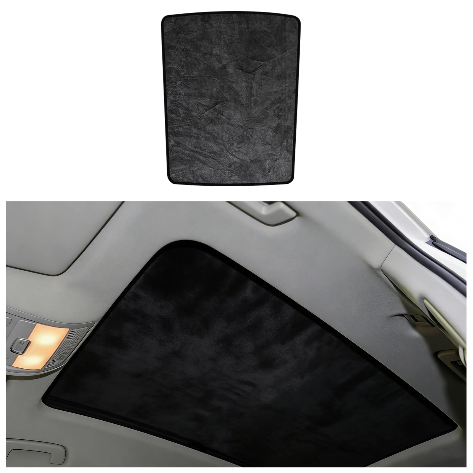 Photo 1 of Glassroof Sunshade Compatible with Audi Q5 2009-2017[No Gaps, Never Sag],Upgrade Soft Suede Glass Sunroof Sun Shade Foldable Heat Insulation Shield