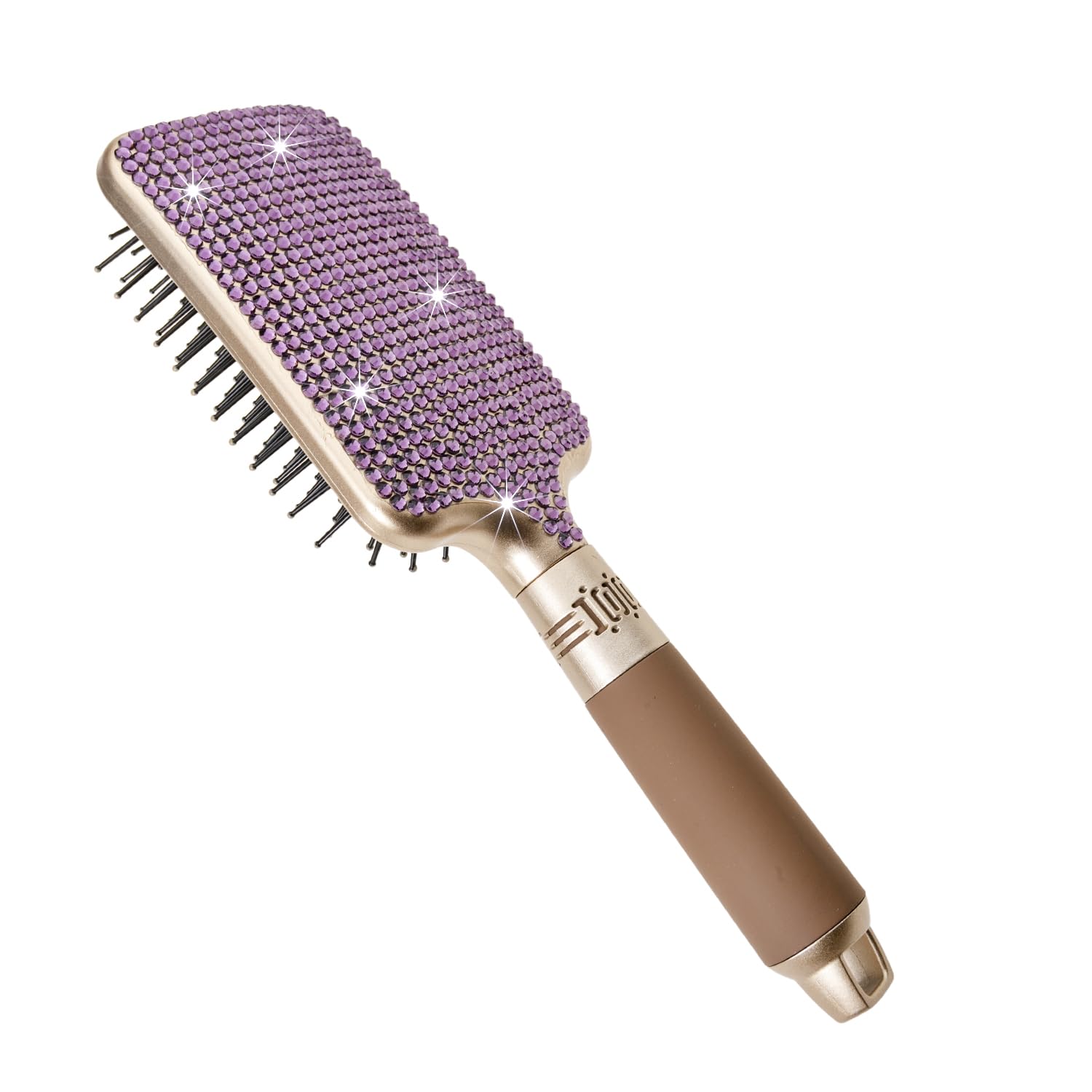 Amazon.com : Fashion Sparkle Glass Purple Crystal Paddle 
