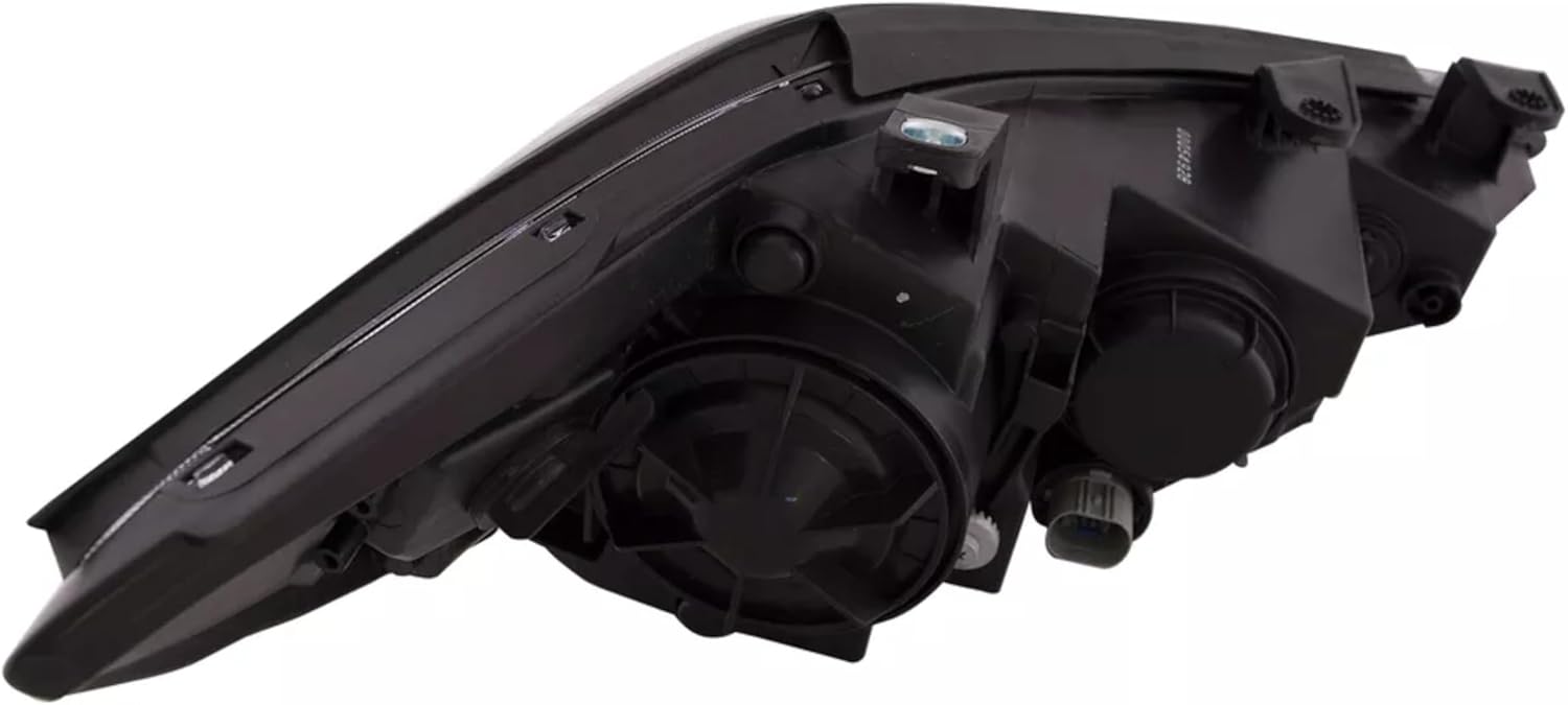 Headlight Assembly Compatible with Hyundai Elantra 2017 2018 ECO, SE, Value Edition, Halogen Headlamp, w/DRL, US/KR BLT, PAIR, 92102-F2050, 92101-F2050/ HY2502204, HY2503204