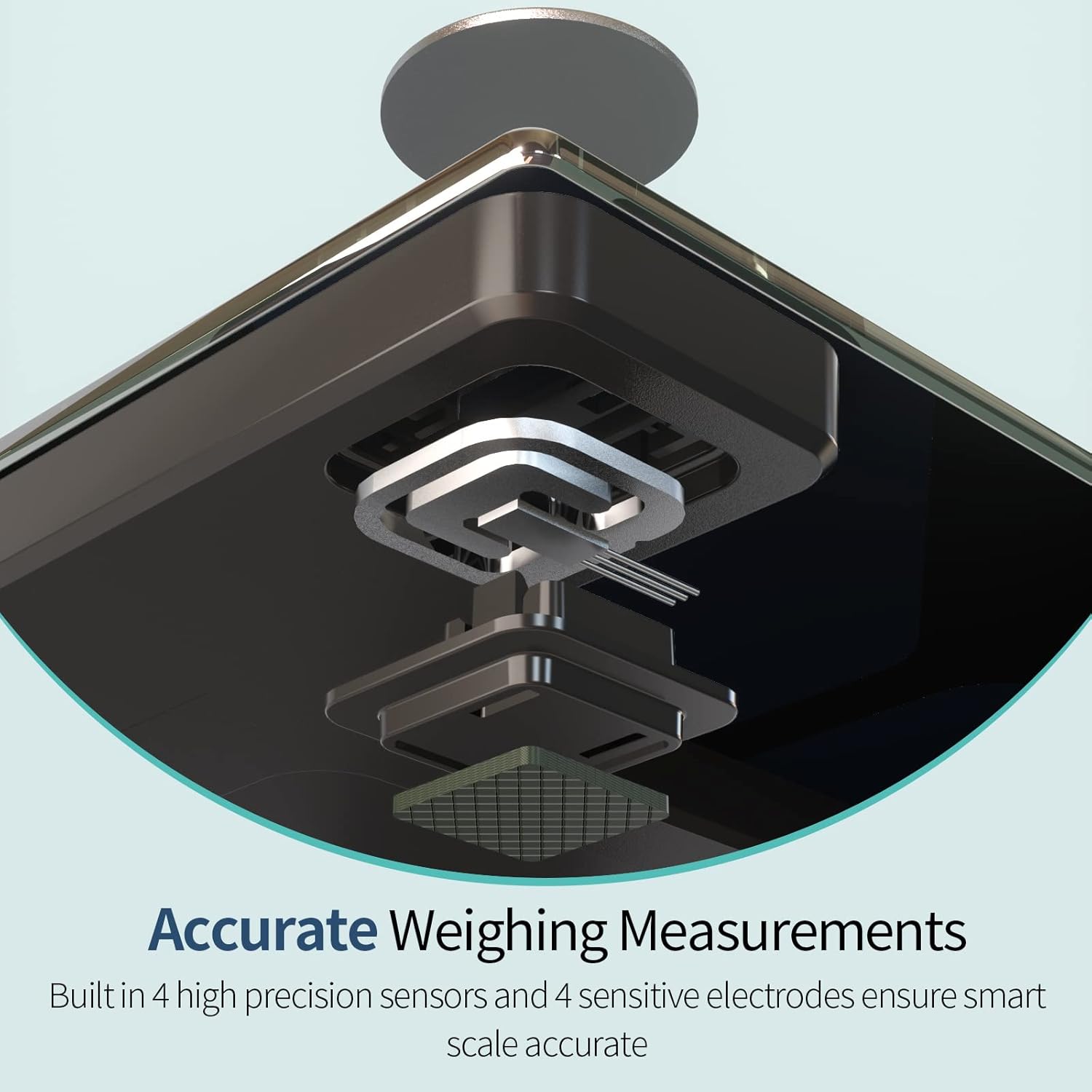 Slimpal Scale for Body Weight, Body Fat Scale Large Display, Digital Weight Scale, Bluetooth Bathroom Scale with High Accuracy,13 Data Sync with APP, 400 lb (11 x 11 inches) : Health & Household