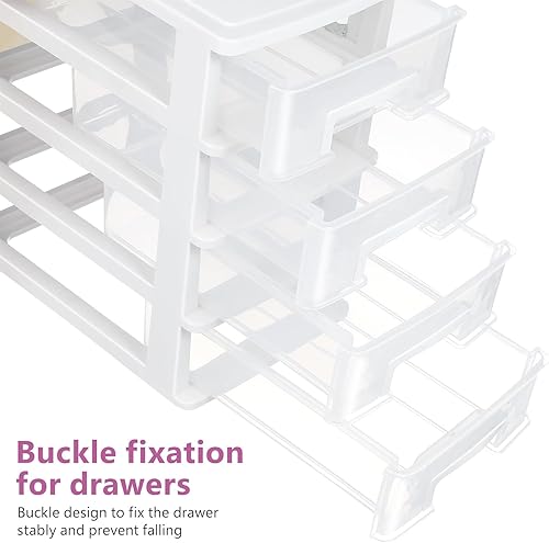 Miniatura 5 de Gatuida Cajones de almacenamiento de plástico cajón de escritorio caja de almacenamiento caja de almacenamiento multicapa para el hogar la escuela