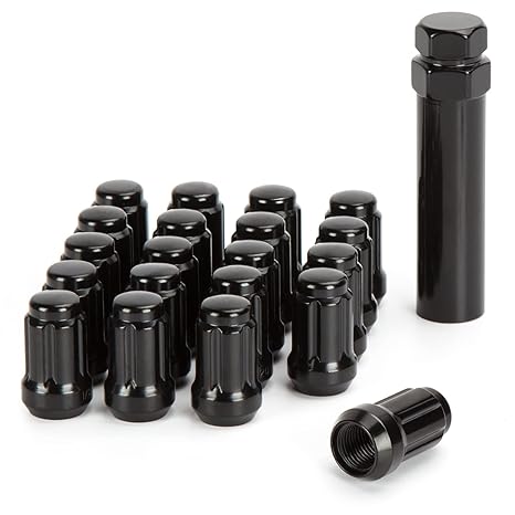 Amazon com: dynofit 1/2x20 Wheel Lug Nuts 20 x Black Chrome 1/2 #39 #39 20 Amazon com: dynofit 1/2x20 Wheel Lug Nuts 20 x Black Chrome 1/2 #39 #39 20