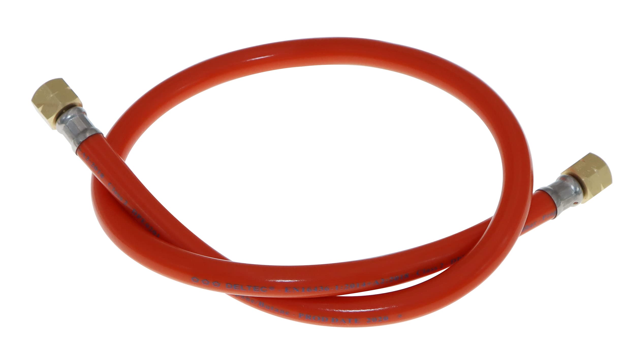 Meter Star Bouteille de gaz propane 1 lb et petit bidon de butane avec ensemble régulateur réglable, tuyau de 80 cm de long, filetage à gauche G1/4" et filetage universel 1/2" Flare Swivel pour