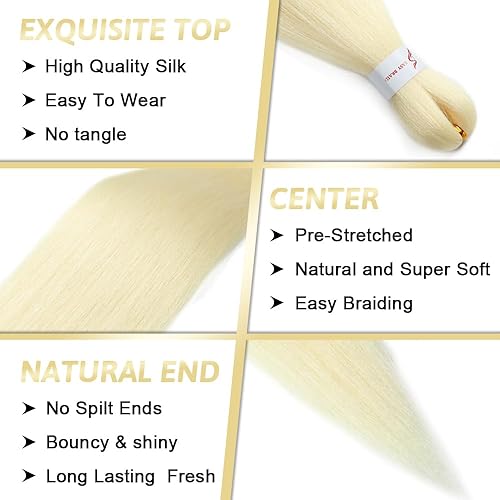 Vista 42 de Brown Braiding Hair 26 Inch Pre stretched Braiding Hair Extensions Yaki Braids Hair Hot Water Setting Synthetic Hair Colored Braiding Hair Pre 30#