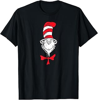 Dr. Seuss The Cat in the Hat Face T-Shirt
