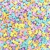 Multicolor Butterflies Sprinkles Purple and Yellow Mixed Cupcake Cake Decoration Cake Cookie IceCream Donut 3oz