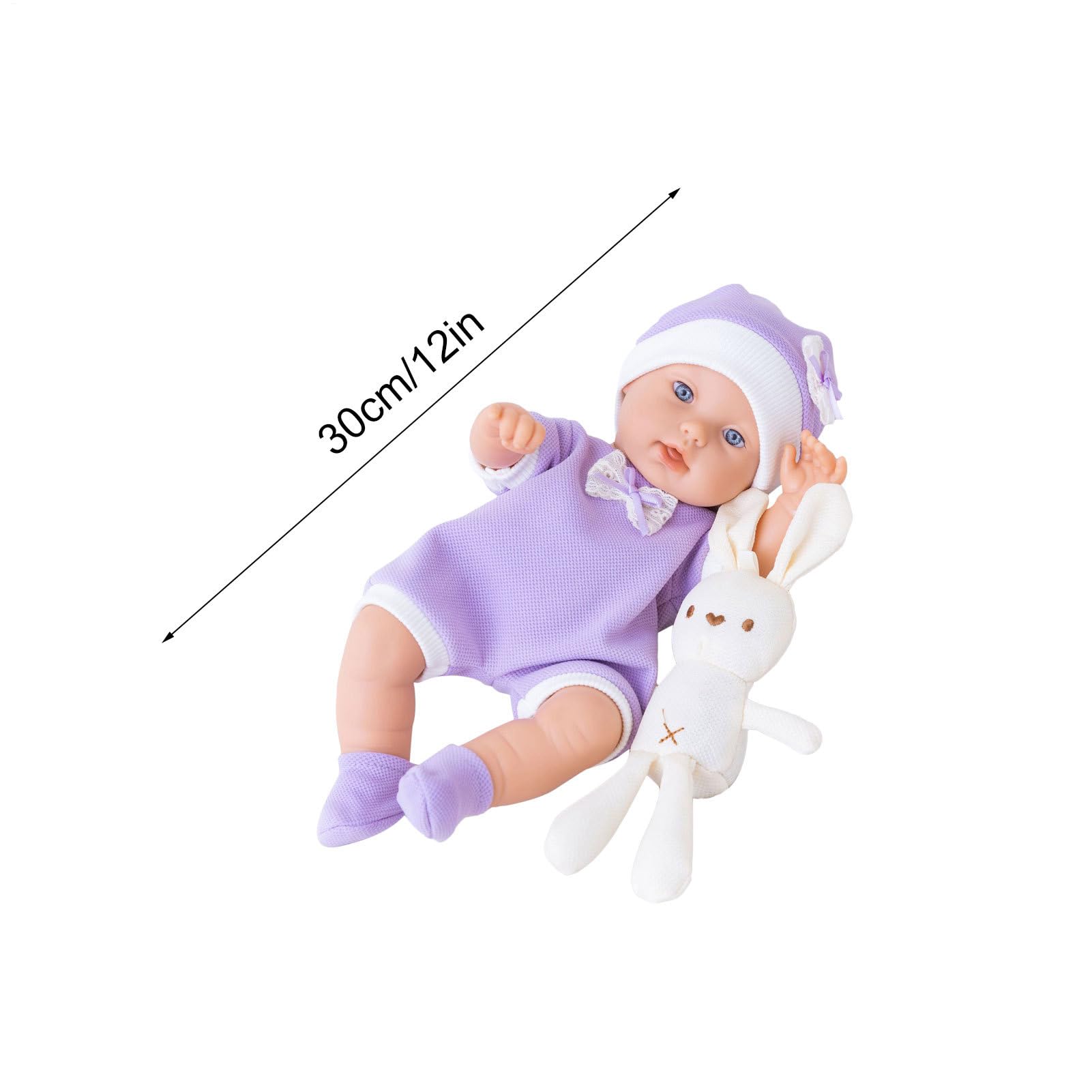 Realistyczna Lalka Dziecięca 30 cm Zmywalna Realistyczna Zabawka do