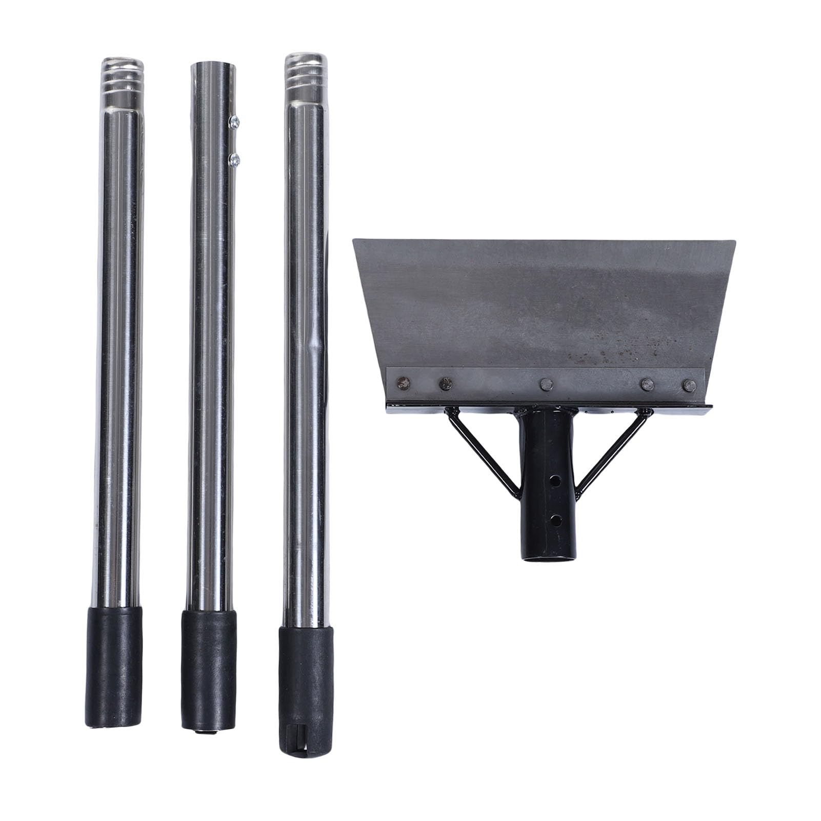 Raspador de jardín de acero inoxidable ajustable de 47.2 pulgadas para desmalezar