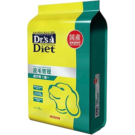 Amazon Co Jp ドクターズダイエット 犬用 皮毛管理 1 8kg ペット用品