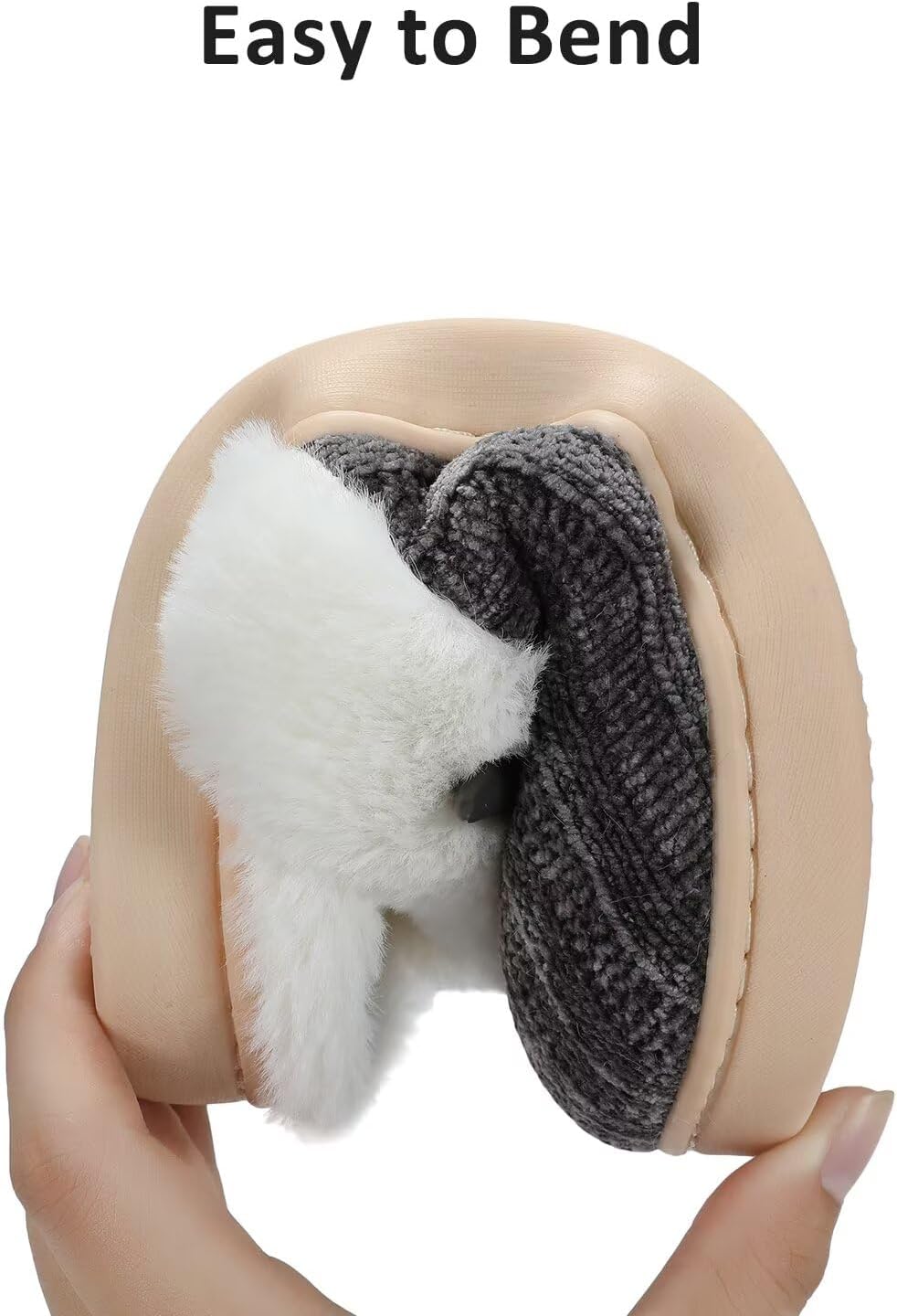 NineCiFun Women's Comfy House Slippers Memory Foam Fuzzy Bedroom Scuffs Slippers Indoor Outdoor Anti Skid Home Slippers Shoes with Warm Plush Lining - Image 7