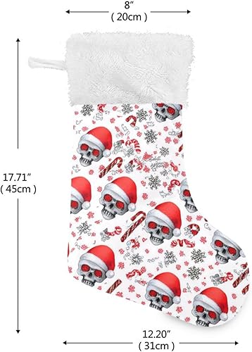 Miniatura 10 de GOODOLD Calcetines de Navidad, rugby, fútbol, decoración de medias de Navidad para la familia, decoración de fiestas, decoración de chimenea, 18 x