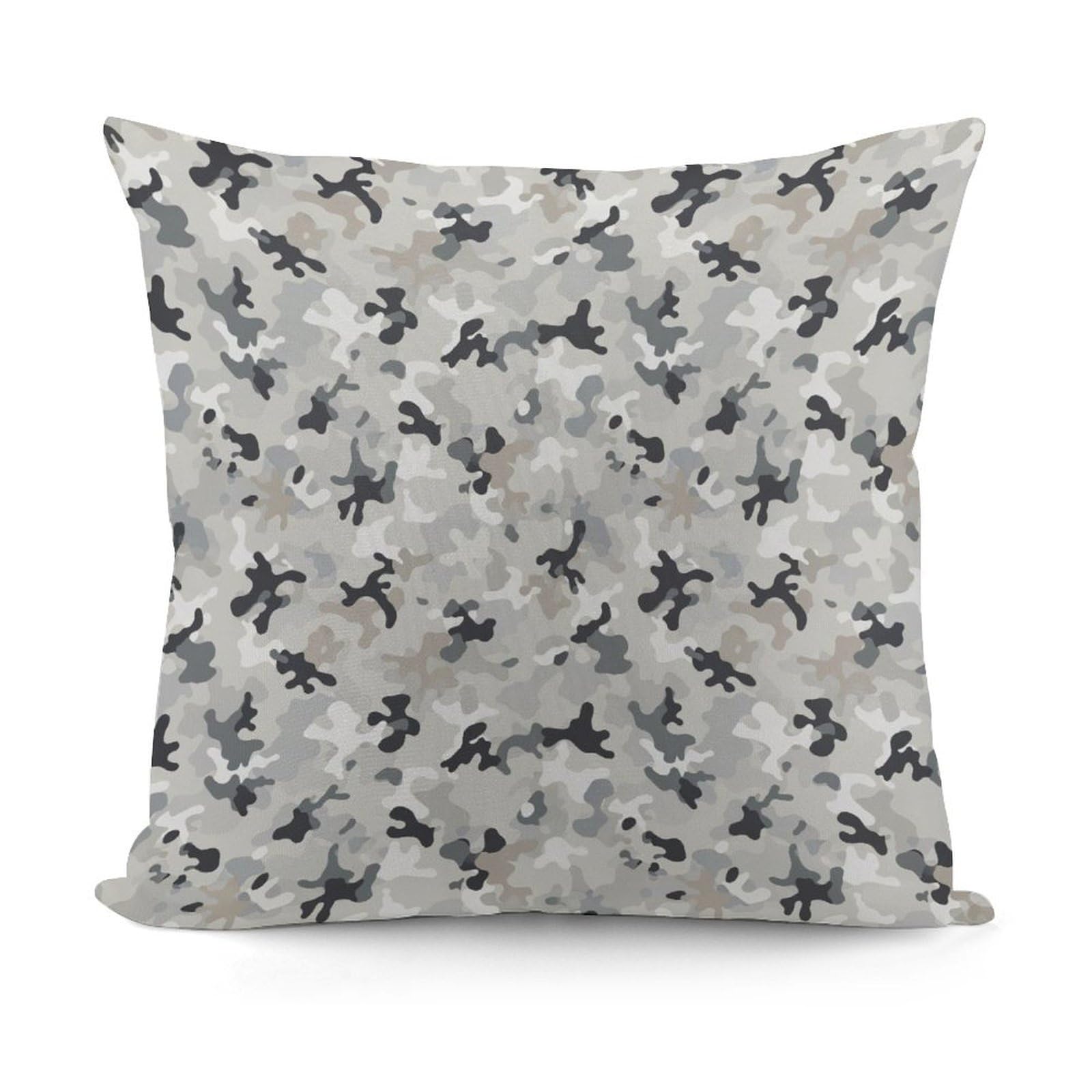 Smazdfxx Picture(241) Fashion Softffy Pattern Decorative Army Camouflage 3D Print Pillow Covers For Sofa, Couch, Living Room