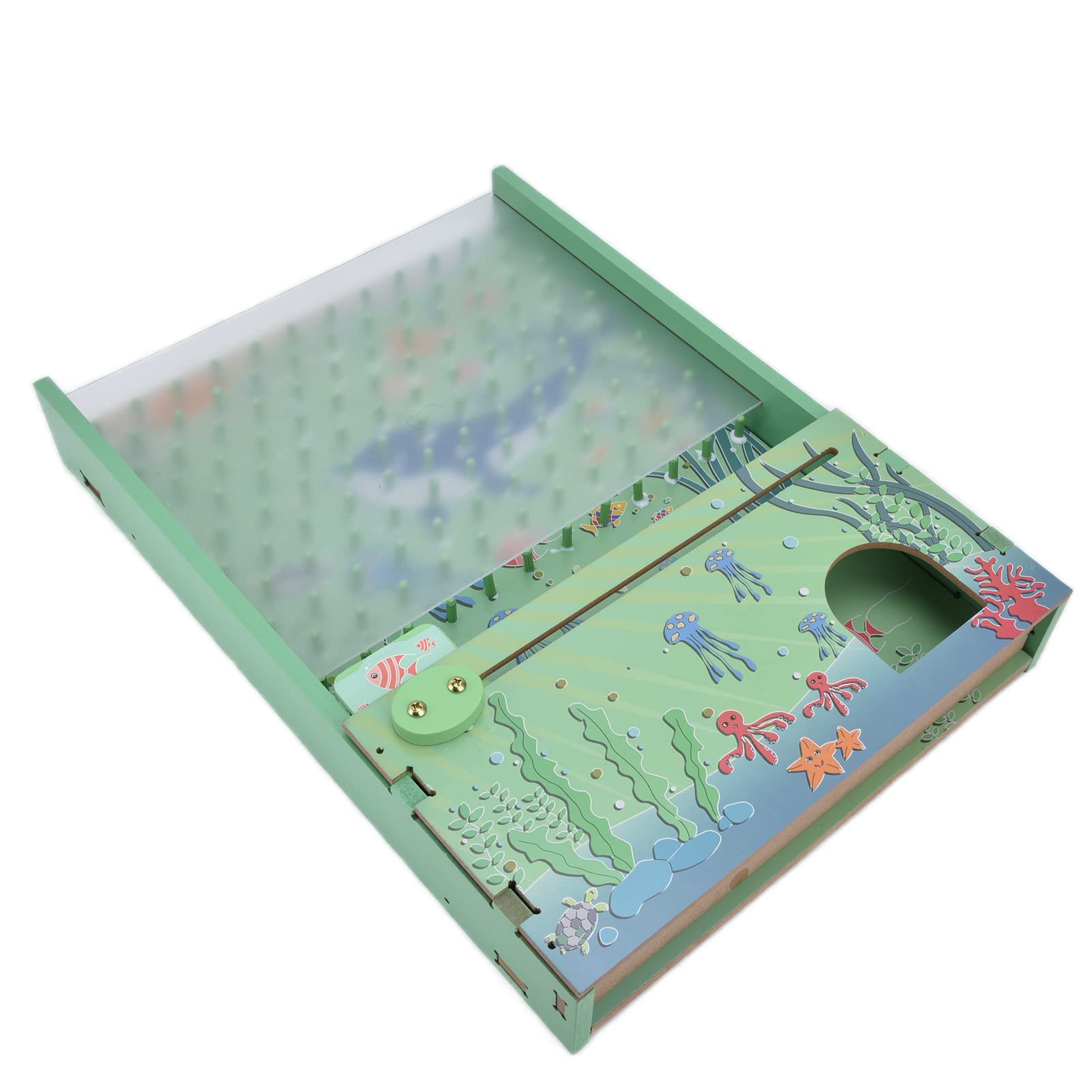 Jeu de Flipper de Table Ensemble de Jouets éducatifs interactifs Parent-Enfant Exercice de Concentration et capacité Pratique pour Salle de Jeux pour Tout-Petits matériau en Bois