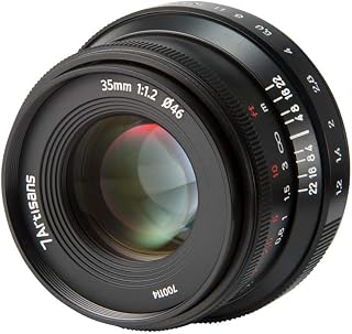 7artisans 35mm F1.2 Version 2 Manual Focus Lens APS-C Fit for Compact Mirrorless Cameras Compatible with Fuji X-A1 X-A10 ... Price In India